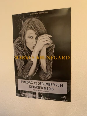 Markus Krunegård poster - Markus Krunegård poster i storlek 60x40!