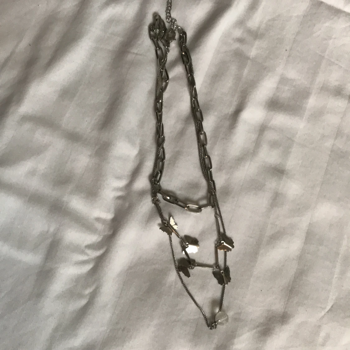 Silver Fjärilhalsband 