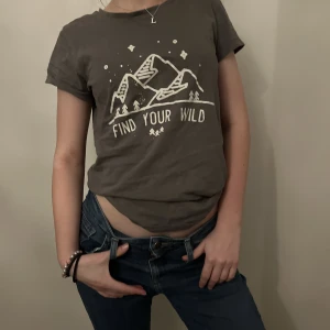 Grå t-shirt - Söt grå t shirt från Ullared med sött tryck
