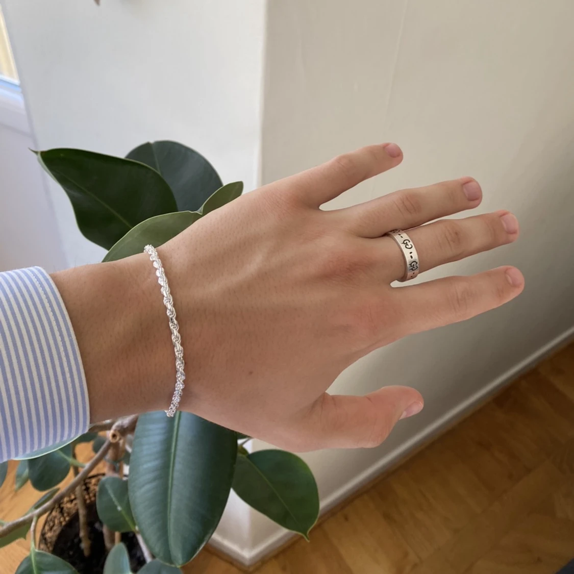 Rope bracelet/ Cordell Sterling silver 