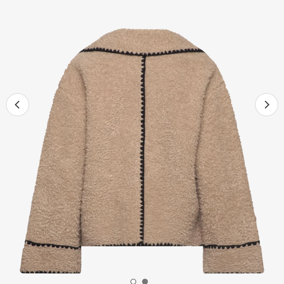 Beige teddyjacka från Object *slutsåld* - 91