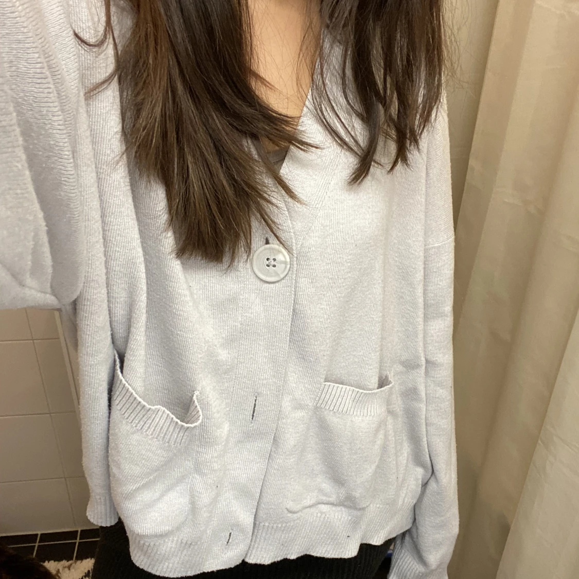 Grå kofta/cardigan från H&m