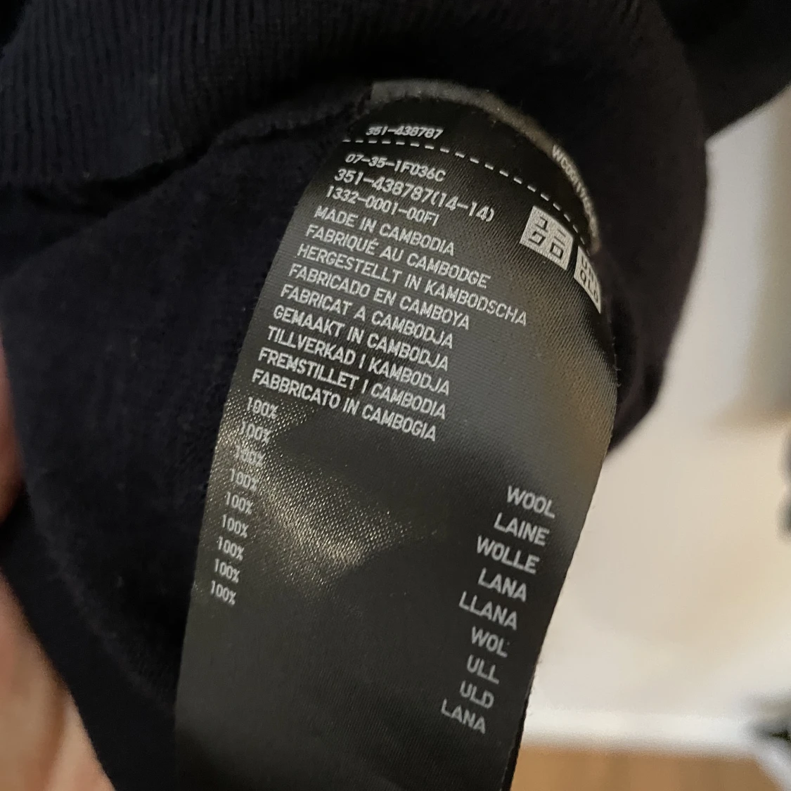 100% wool mock neck Sweater - Uniqlo - 91