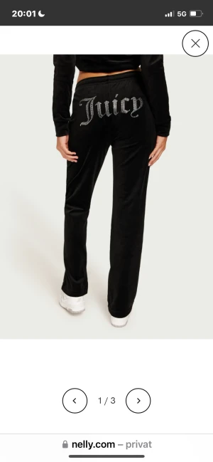 Juicy byxor  - Säljer mina juicy byxor eftersom jag inte känner att jag använder dom. Dom är i ny dock o ändats använda hemma 3 gånger🤗