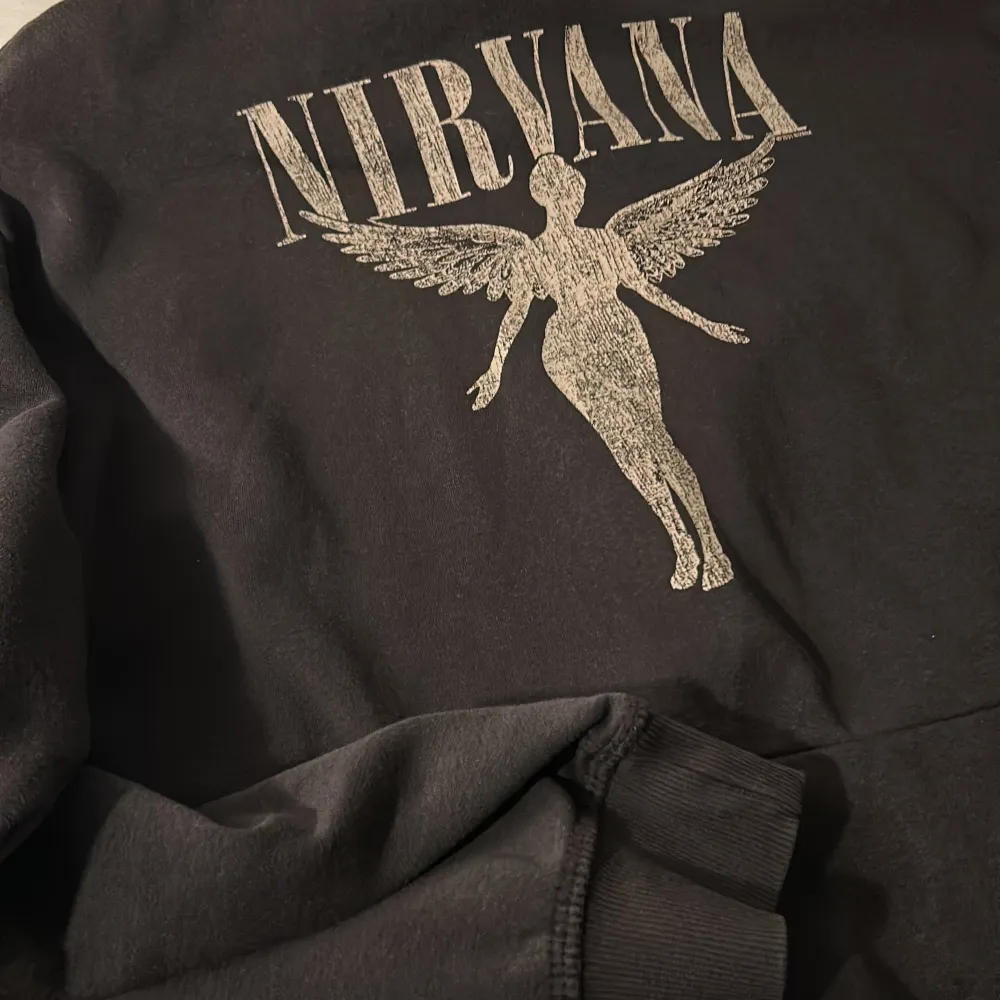 En jätte snygg nirvana hoodie. Hoodies.