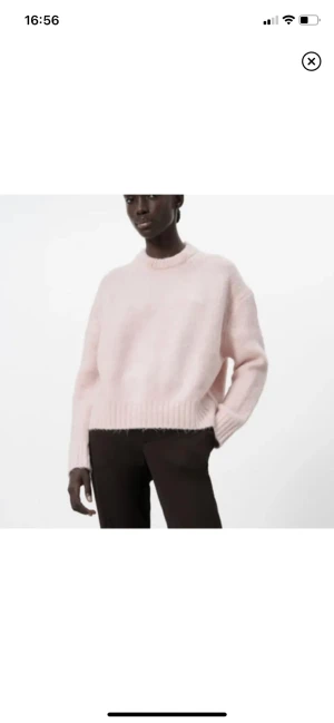 Rosa stickad tröja - Snygg tröja från zara i storlek S. I fint skick knappt använd🫶