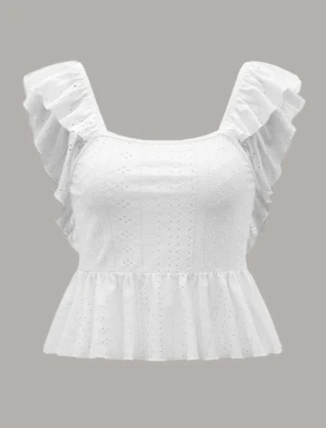 Jättefin sommartröja🫶🏻✨ - Använd 1 gång, så i nyskick. Har en öppen rygg med snöre man kan knyta själv så jättesmidigt🩵Den är i storlek S, men passar XS-M också😊