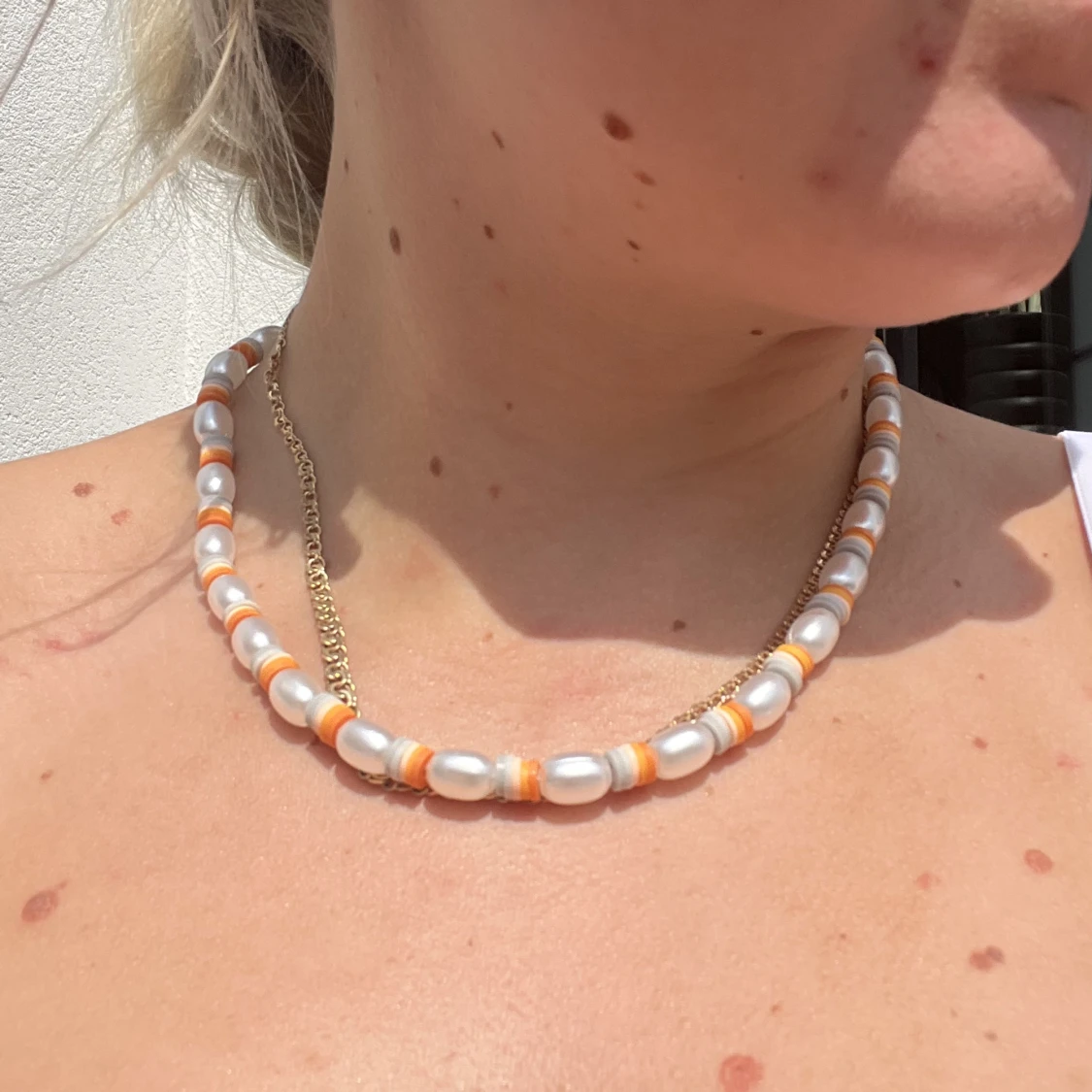 Peach halsband  - 90