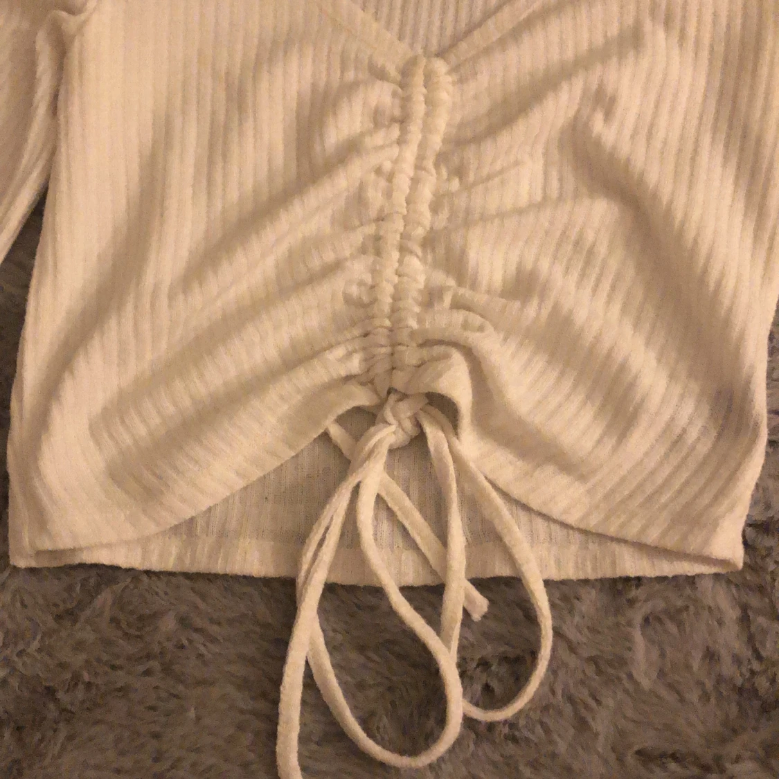 Vit tröja snöre - 43