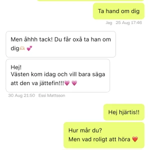 Affärer - Jag blir så glad över att ni varit så nöjda! Tycker också det är fint att ni haft tillit till mig och swishat mig innan jag postat. För mig är det viktigt med bra kommunikation och att ni blir nöjda! Därför skickar jag oftast också med något extra. 🥰