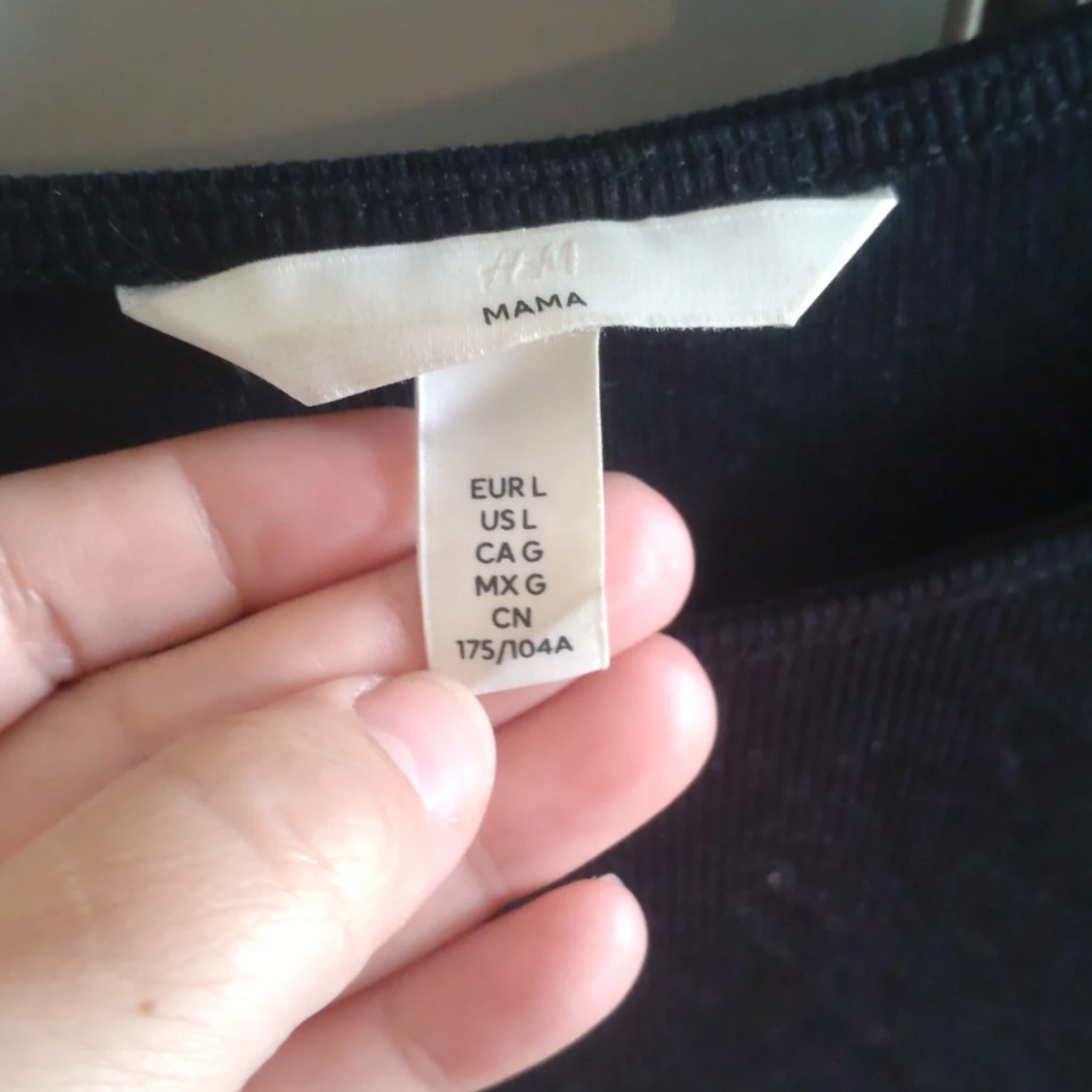 H&M Mama klänning maxi stl L - 90