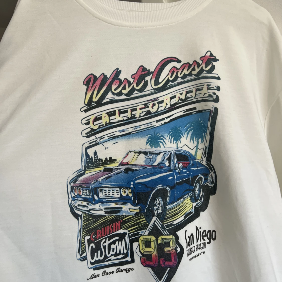 Oversize Tröja med tryck - 90