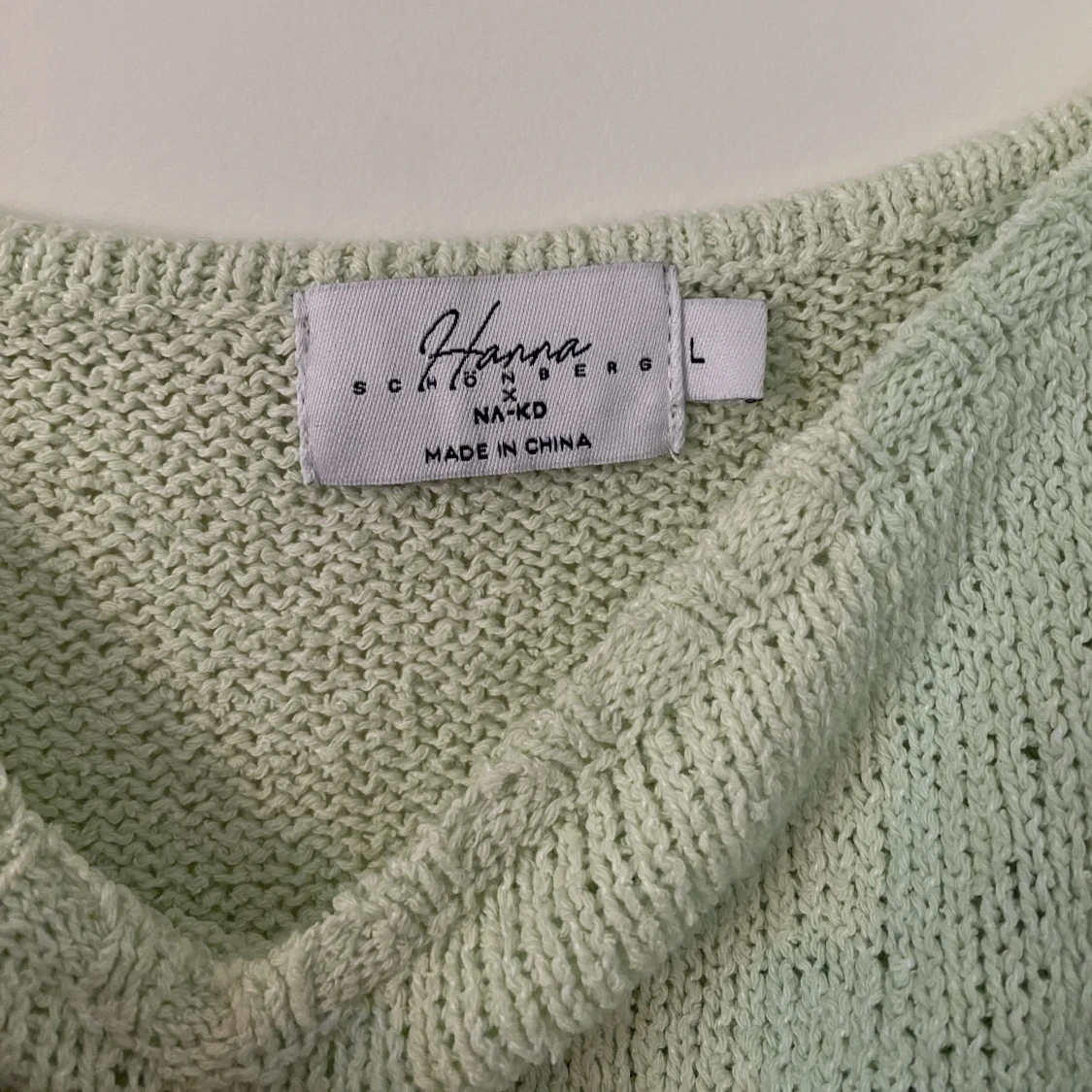 Stickad miniklänning  - 90