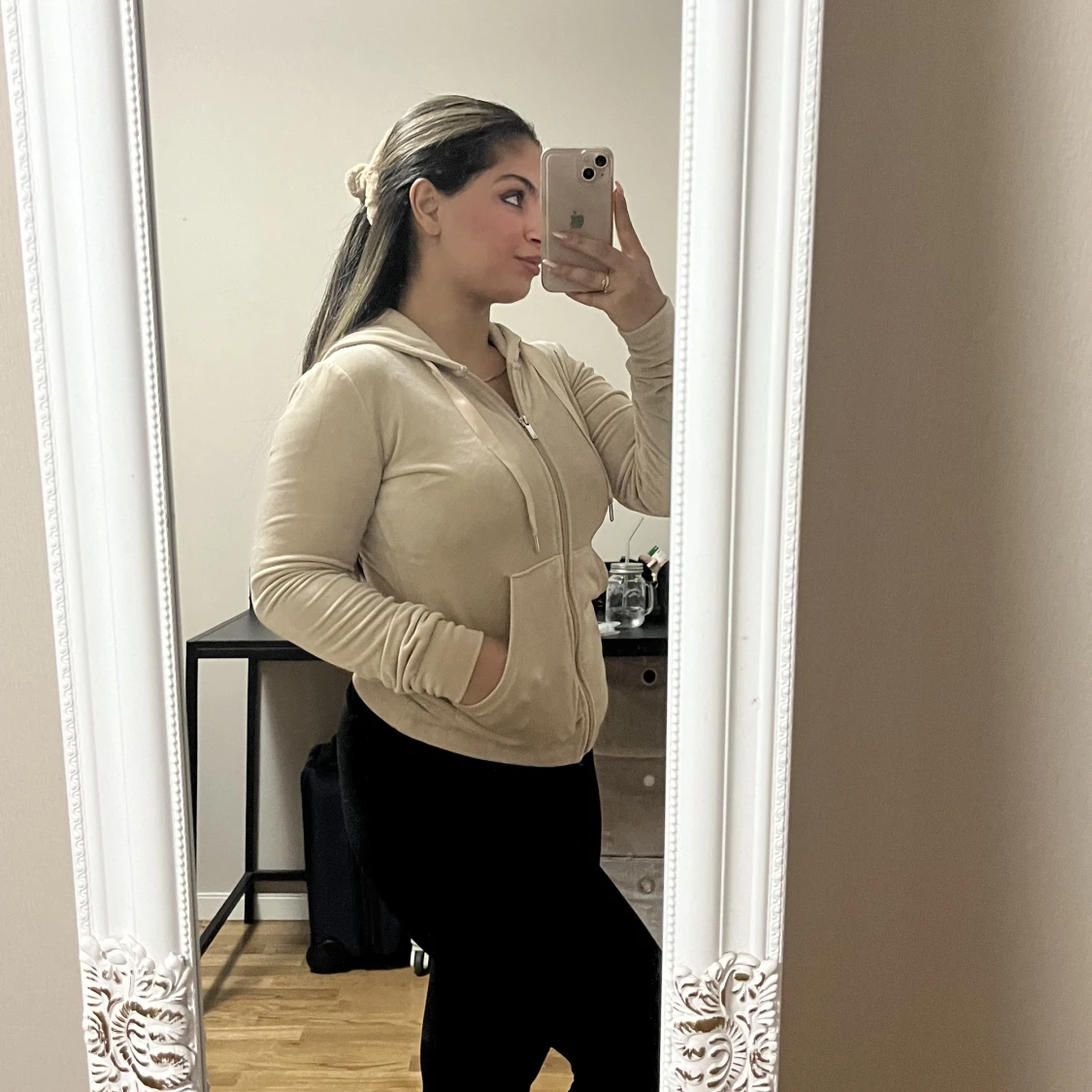 Kofta och skor🤍✨🧸☁️🤎☕️ - 90