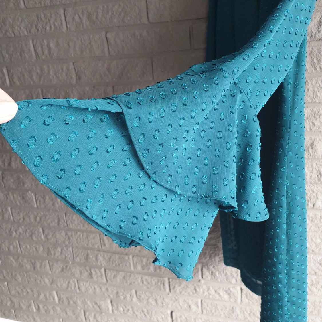 Jade grön klänning  - 91