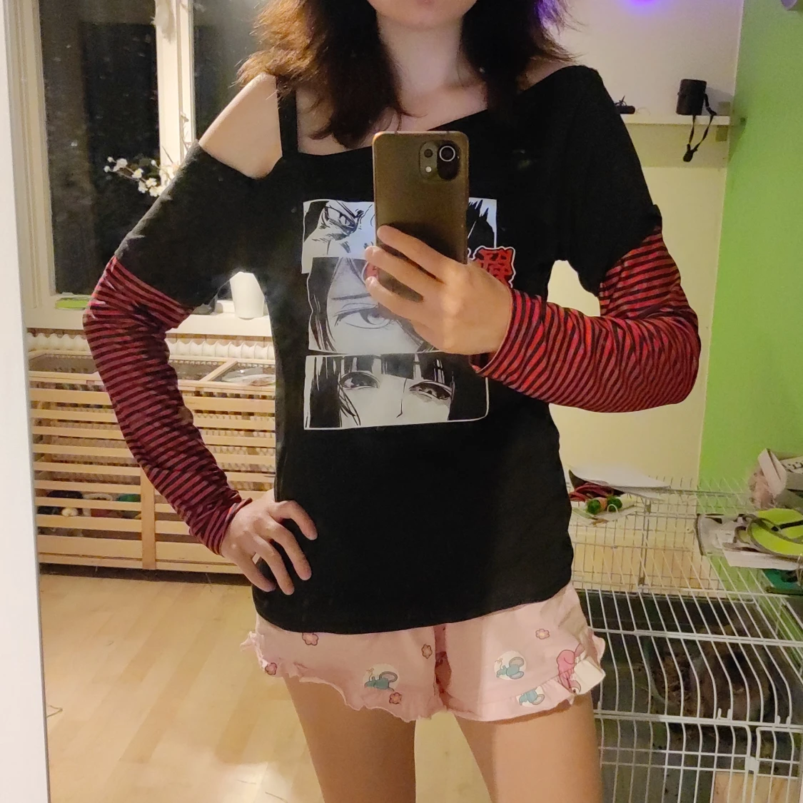 Svartrandig animeblus - 90