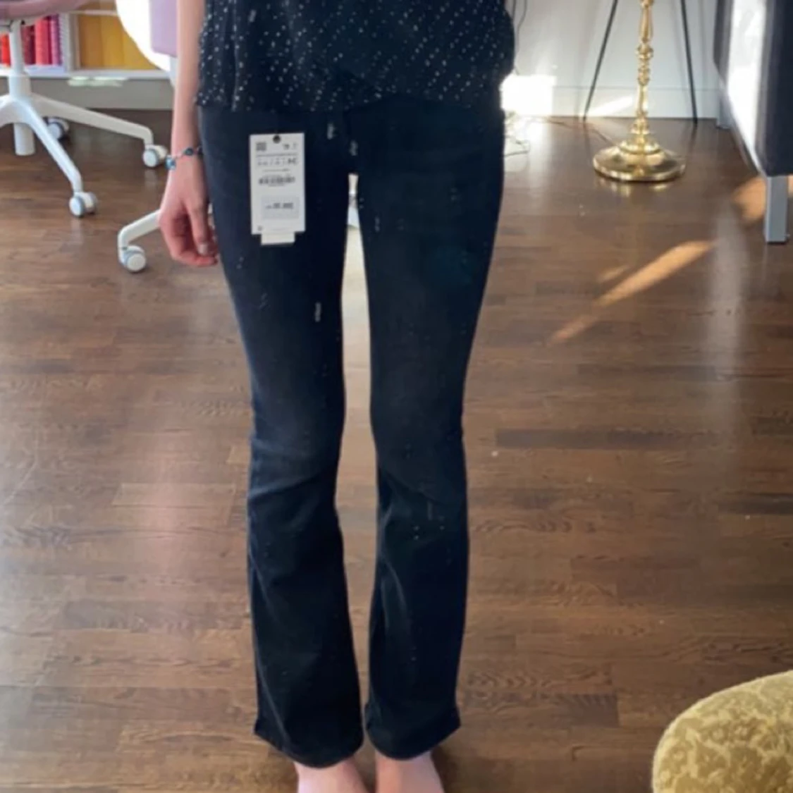 Lågmidjade bootcut jeans från Zara - 90