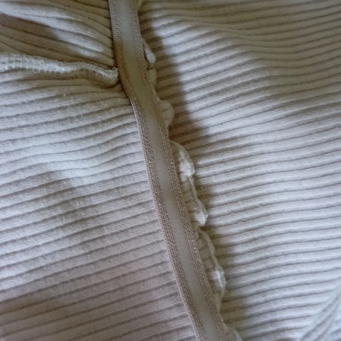 Vit långärmad tröja - 90