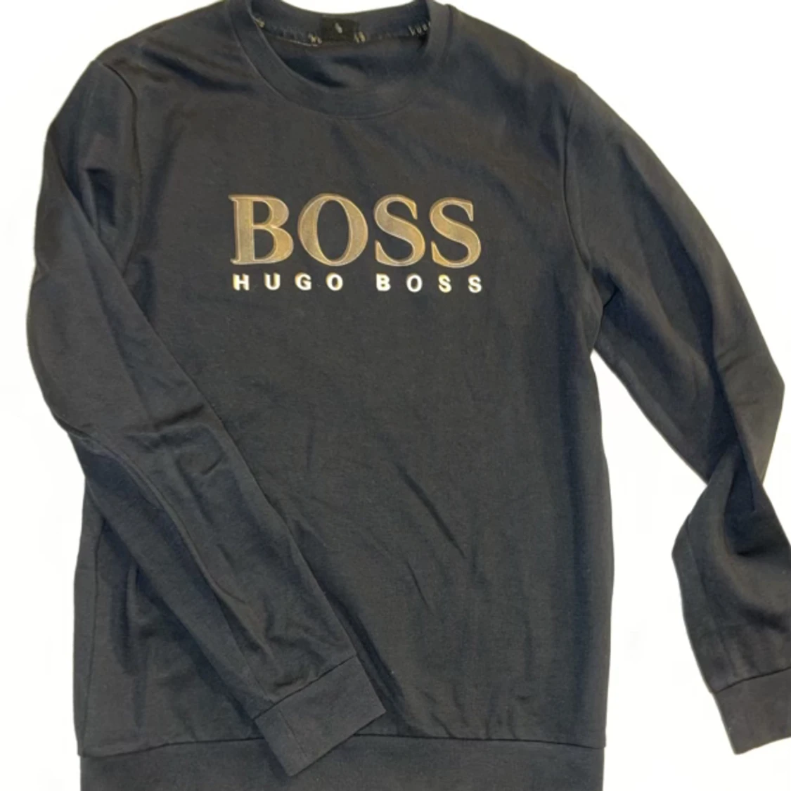 Marinblå boss tröja