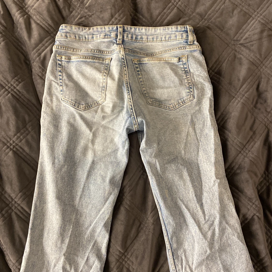 Lågmidjade ljusblåa jeans - 90