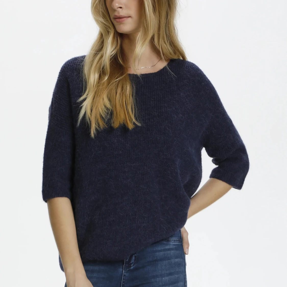 fin trekvarts tröja