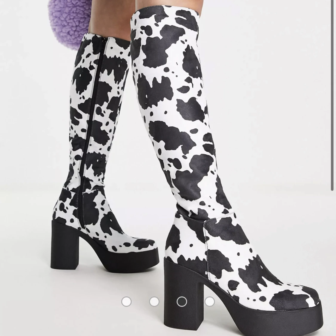 Cow Print Boots - 90
