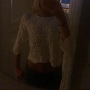 Trekvarts ärmad tröja - Säljer en superfin tröja i storlek xs💕 skriv för fler bilder