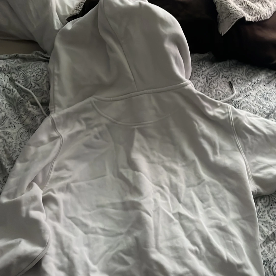 Vit tjocktröja  - 90