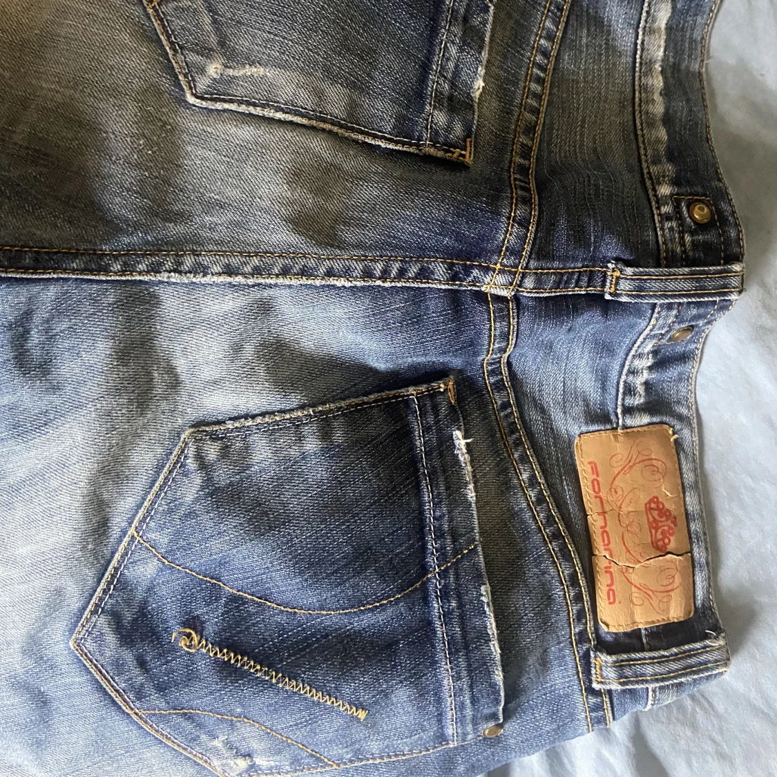 lågmidjade jeans - 91