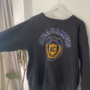 collage tröja - collage tröja, köpt secondhand, smått urtvättad men inga slitningar eller synliga defekter 