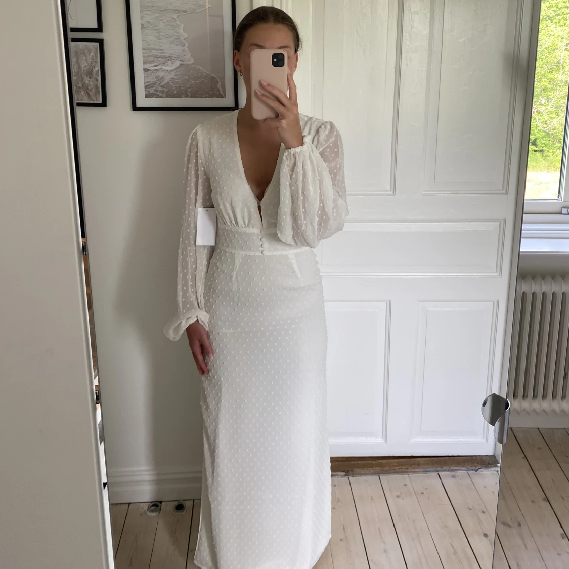 Vit klänning - 90
