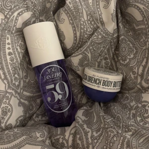 Sol de Janeiro 59🙌🏼💜 - Säljer sol de Janeiro mist 240ml och body butter 75ml, doftar jättegott men har andra parfymer osv som jag hellre andvänder, misten är endast testad och body buttern är aldrig andvänd, nypris på båda är ca 800. Skriv gärna för fler frågor🙌🏼💜