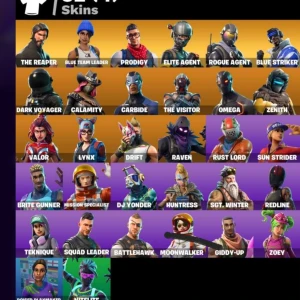 Fortnite konto og  - Fett og konto från s1 Skriv om ni vill köpa innan ni gör det.