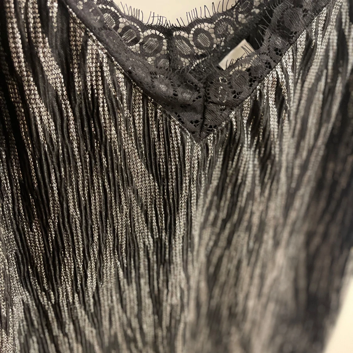 Glittrig zebra topp - 1