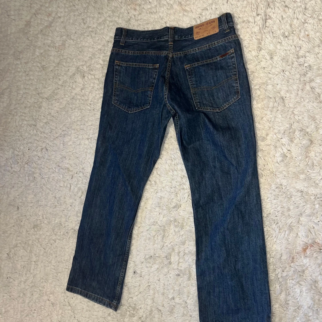 Blå baggy jeans - 2