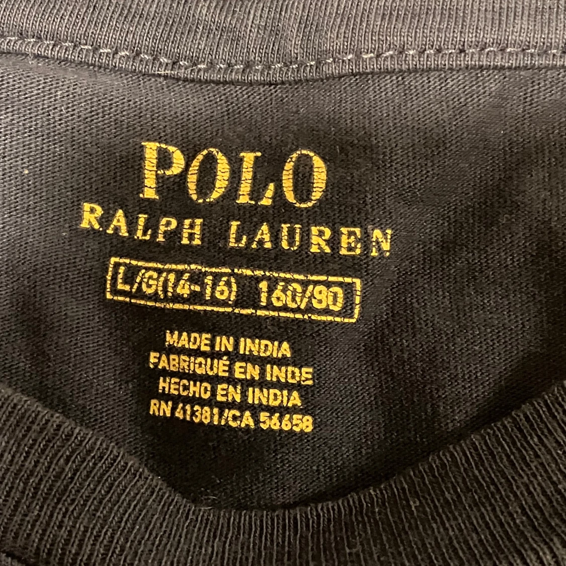 Mörkblå långärmad tröja från Ralph Lauren - 92