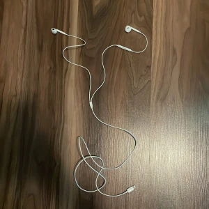 Hörlurar till iPhone  - Säljer ett par hörlurar till iPhone då dom inte kommer till användning för mig. Det är i fint skick. 💕