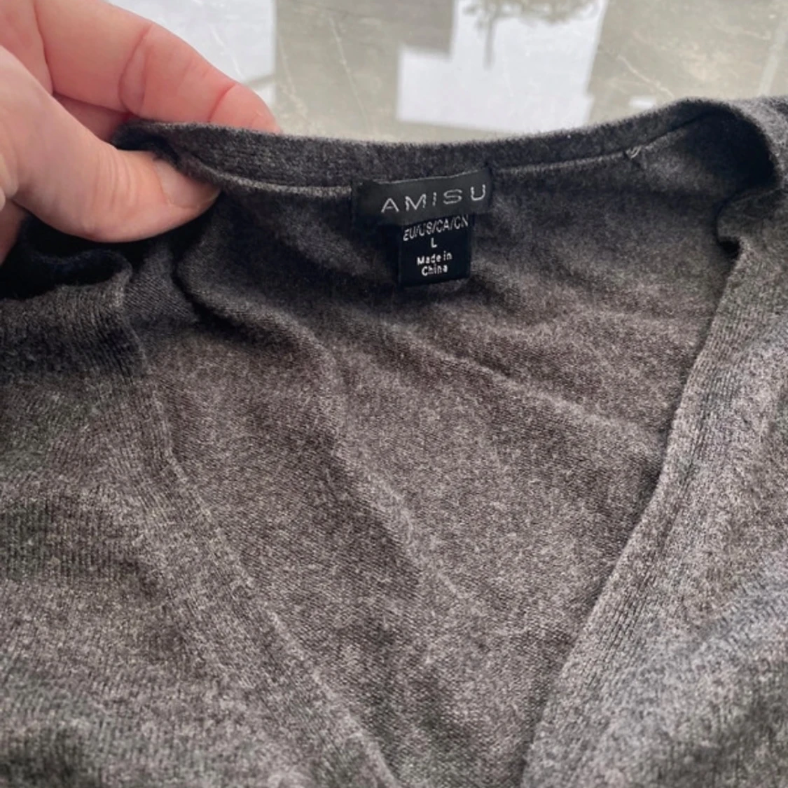 Grå kofta från Amisu - 4