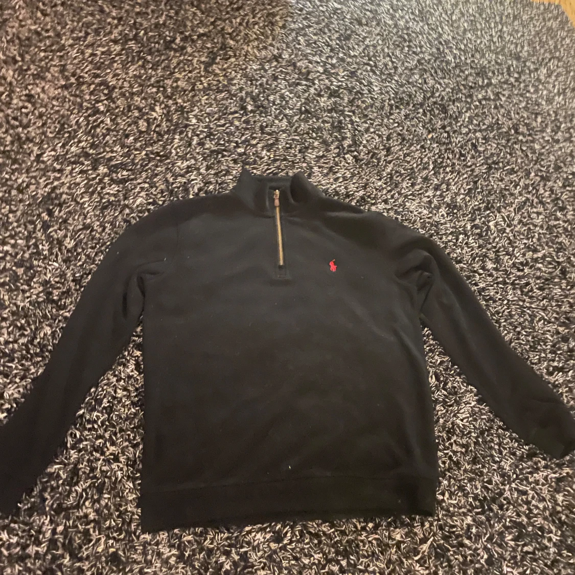 Svart tröja med dragkedja från Ralph Lauren