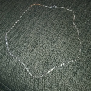 Silverfärgat halsband - Snyggt silverfärgat halsband med enkel kedjedesign. Perfekt för att komplettera din stil med en elegant touch. Passar till många olika outfits och tillfällen.