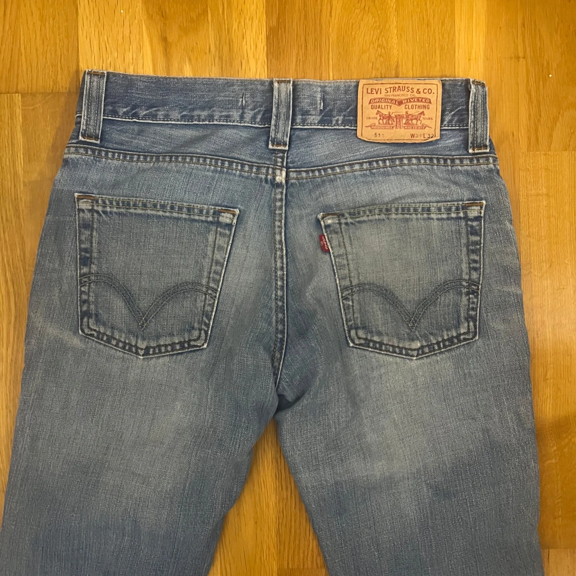 Blå jeans från Levi's 511 - 1