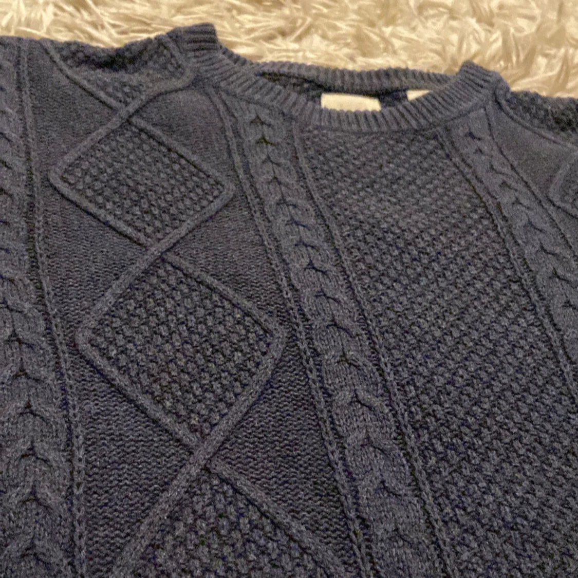 Mörkblå Stickad Levis Tröja - 90