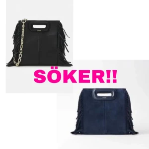 !!SÖKER!! - maje väska mini - söker mini maje väska mocka/läder i mörkblå eller svart 😇 kontakta mig om ni säljer!! söker folk som kan tänka sig sälja under 1100 iaf