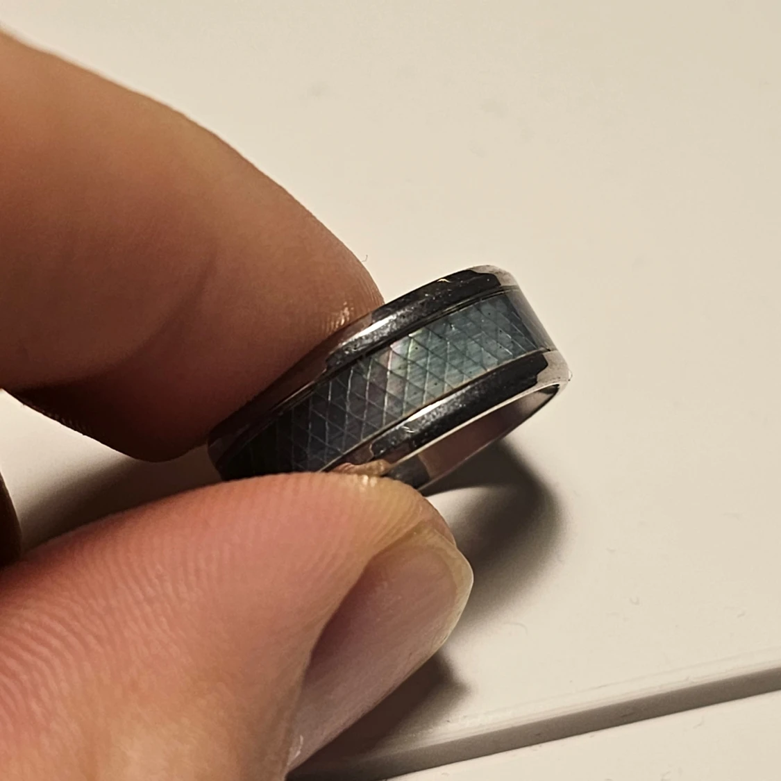 Unik Ring I Rostfritt Stål - 92