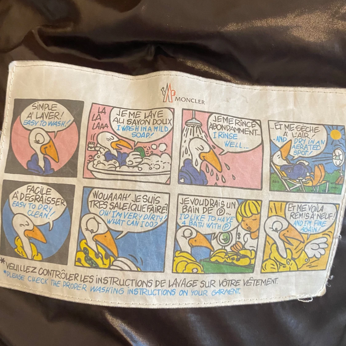 Mörkblå Moncler Maya  - 3