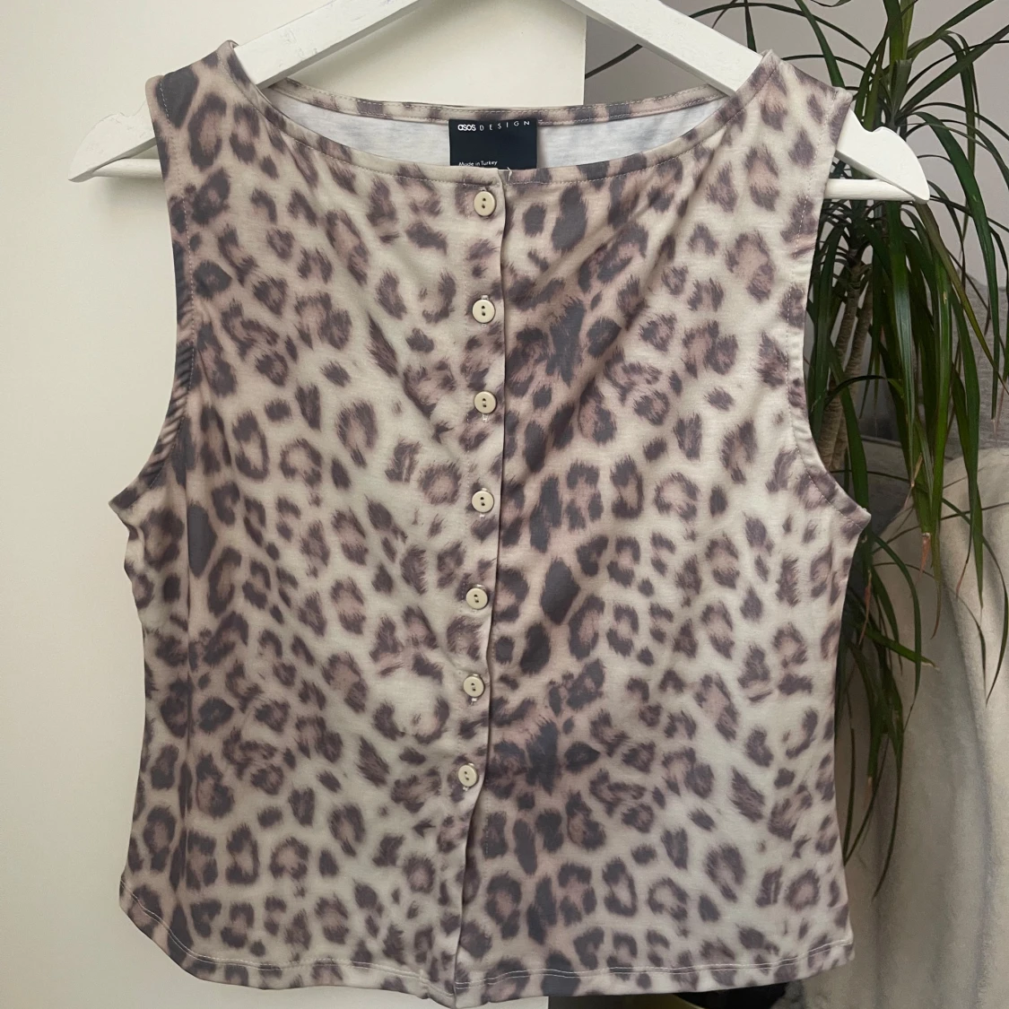 Leopardmönstrad topp från ASOS  - 90