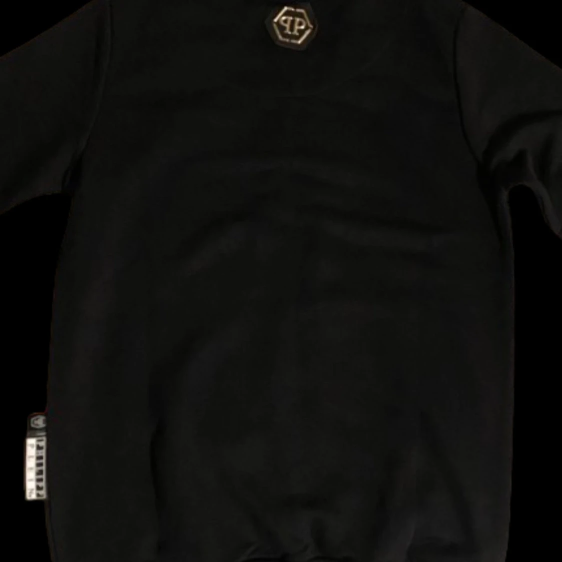 Svart tröja med dödskallemotiv - 90