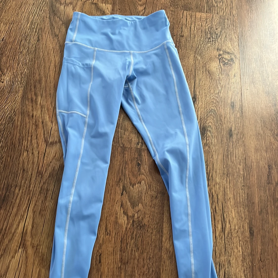 Blåa träningstights