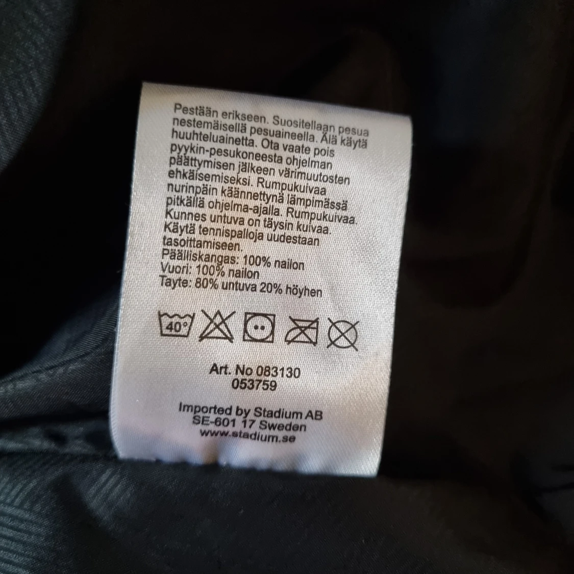 Röd dunjacka från Stadium - 91