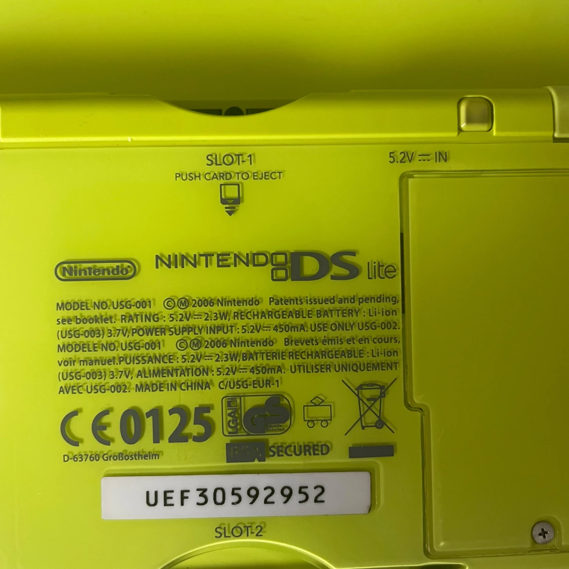 Nintendo DS Lite med fotbollsfodral - 92